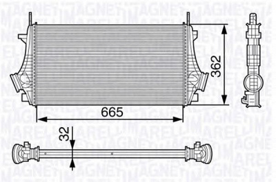 MAGNETI MARELLI 351319202730 -  Интеркулер